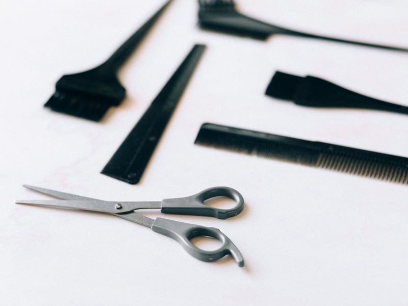 Professioneller Haarschnitt