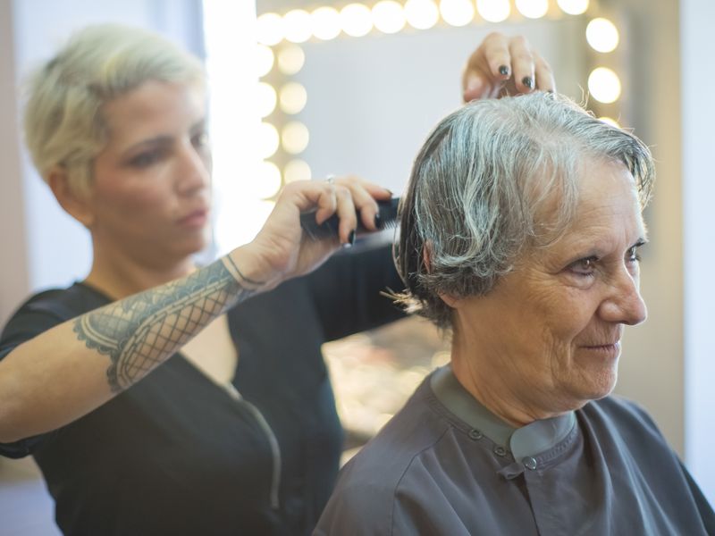Frisiersalon Innenraum